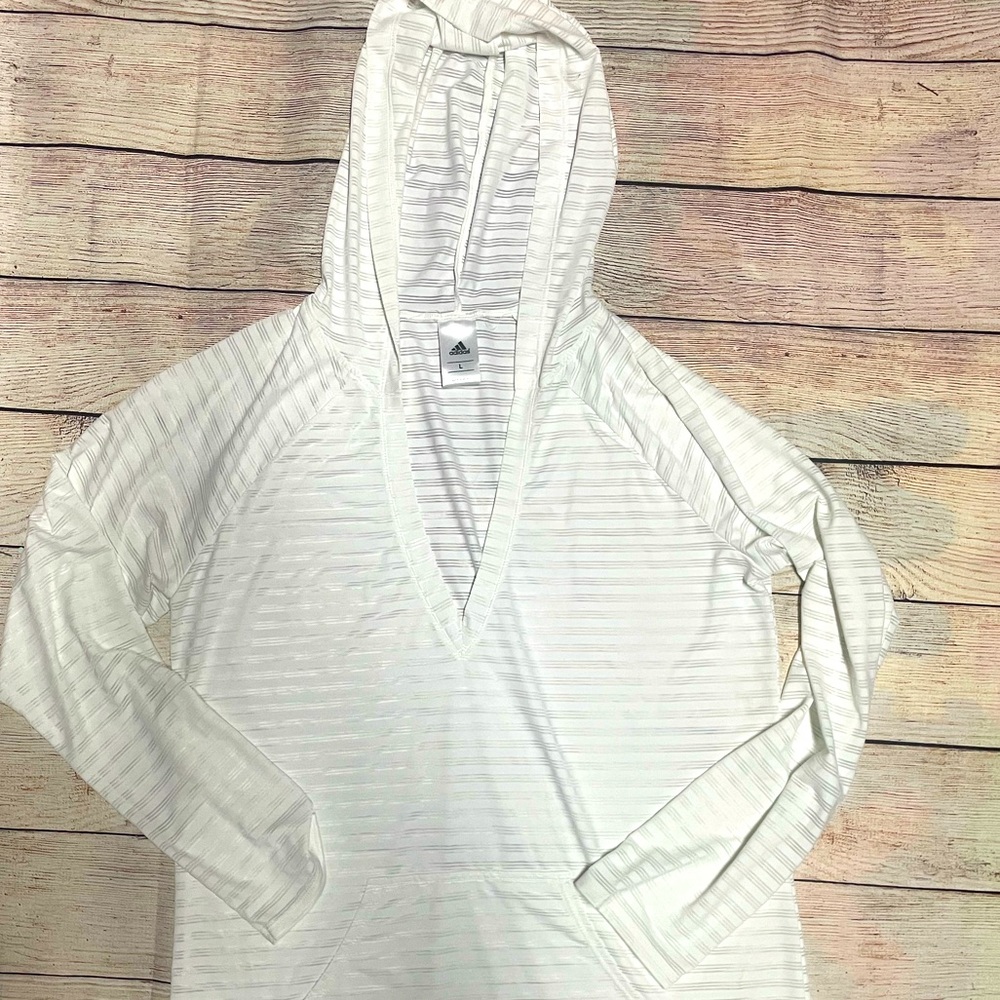 Adidas sheer swim cover up